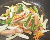ウインナーと野菜のケチャップ炒め作り方3写真