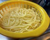 カルボナーラっぽい冷製パスタ　ミント風作り方7写真