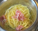 カルボナーラっぽい冷製パスタ　ミント風作り方8写真