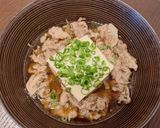 【レンジで1発】ポーク湯豆腐作り方4写真
