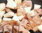 【超簡単】豚肉と大根のぽん酢炒め作り方2写真