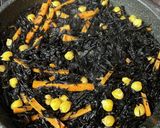 🌟【完成版】タンパク質も取れるひじき煮作り方3写真