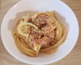 旨辛カルボナーラ作り方9写真