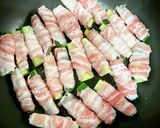 きゅうりの豚バラ巻き　おろし玉ねぎソース作り方3写真