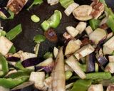 ナスとピーマンのミートパスタ作り方1写真