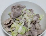 ヘルシー！豚肉とキャベツのマヨネーズ炒め作り方5写真