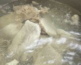ヘルシーさっぱり茹で鶏の梅干しと大葉和え作り方4写真