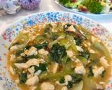 チンゲン菜と豆腐の中華風あんかけ作り方9写真