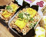 高2男子弁当！鮭玉海苔弁当明太マヨ♪43作り方1写真