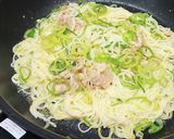 残った素麺でお好み焼き作り方2写真