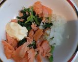 焼鮭とホウレン草の元気☆トースト作り方2写真