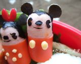 簡単！キャラ弁　ウインナーでミッキー♪作り方6写真