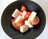 トマトと豆腐の塩麹和え作り方4写真