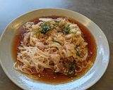 3分で至極　冷やし焼き肉ダレそうめん作り方2写真