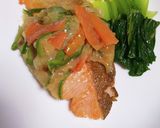 鮭のムニエル~タルタル&野菜ソース~作り方7写真