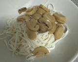 ダイエットとうふ麺うにクリームパスタ風作り方2写真