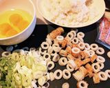 ちくわとネギの簡単チャーハン作り方1写真