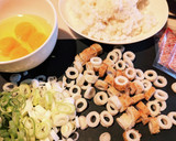 ちくわとネギの簡単チャーハン作り方1写真