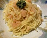 ワンパン★和風明太子パスタ　麺つゆバター作り方5写真