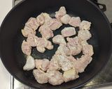 やわらか胸肉とキャベツのマスタード炒め作り方5写真