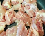鶏もも肉●和風ガーリックめんつゆ焼き作り方1写真
