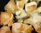 鶏もも肉●和風ガーリックめんつゆ焼き作り方3写真