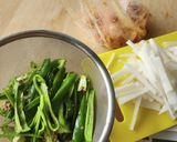 豚バラ☆大根の青椒肉絲☆お弁当☆ピーマン作り方1写真