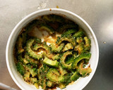 全てレンジ食べきり量中華風ゴーヤごま和え作り方10写真