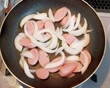 魚肉ソーセージとキャベツのカレー炒め作り方3写真
