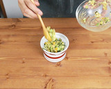 犬ご飯/サケ缶とそら豆のごはん作り方9写真