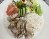 炊飯器にお任せ☆タイ風チキンライス作り方4写真