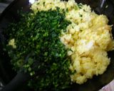 翡翠炒飯??ほうれん草の炒飯☆作り方4写真