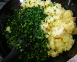 翡翠炒飯??ほうれん草の炒飯☆作り方4写真