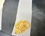 カレーツナキャベツチーズの♪三角春巻き作り方4写真