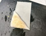 カレーツナキャベツチーズの♪三角春巻き作り方6写真
