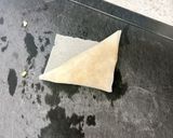カレーツナキャベツチーズの♪三角春巻き作り方8写真