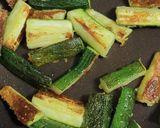 食材1つ【ズッキーニの旨ポンソテー】作り方3写真