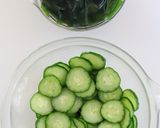 さっぱり♡きゅうりとわかめのくずし豆腐作り方2写真