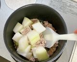 特別な材料なし♪基本の冬瓜のそぼろ煮作り方5写真