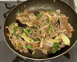 ナス豚バラ肉野菜炒め作り方4写真