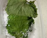 塩漬け大葉の焼きおにぎり作り方5写真