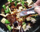 茄子と甘とうがらしのマーボー作り方5写真