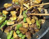 茄子と甘とうがらしのマーボー作り方7写真