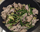 夏野菜とやわらか豚肉のしょうが炒め作り方6写真