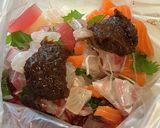 醤油麹を使った簡単海鮮丼作り方2写真