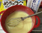グラスDEアレンジ☆蒸しチーズケーキ☆作り方2写真
