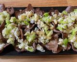 高麗人参を和えた葱タン塩作り方5写真