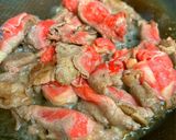 甘辛牛肉乗せ〜もやし炒め作り方2写真