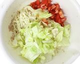 ヘルシー☆ヨーグルトソースのサラダうどん作り方11写真