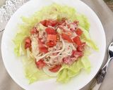 ヘルシー☆ヨーグルトソースのサラダうどん作り方13写真